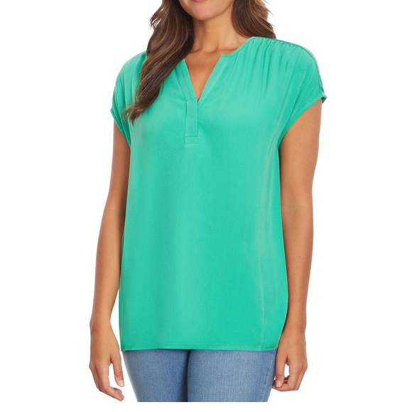 Nine West Ladies Top - Green Spruce - Size XL - NWT - Picture 1 of 8